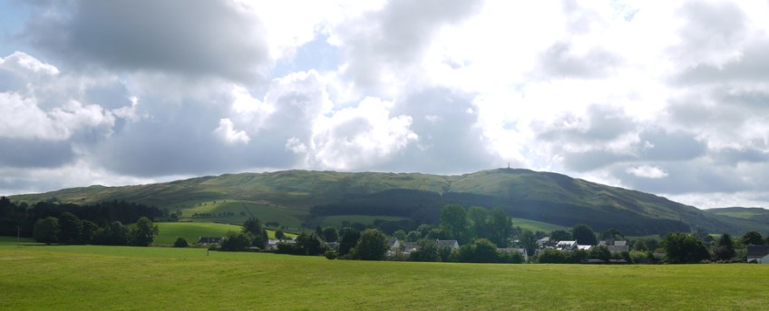 View of Straiton with Monument