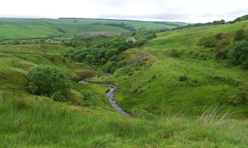 Keirs Hill from Dunaskin Burn