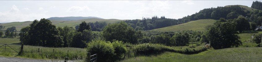 The unspoilt Girvan Valley near Straiton